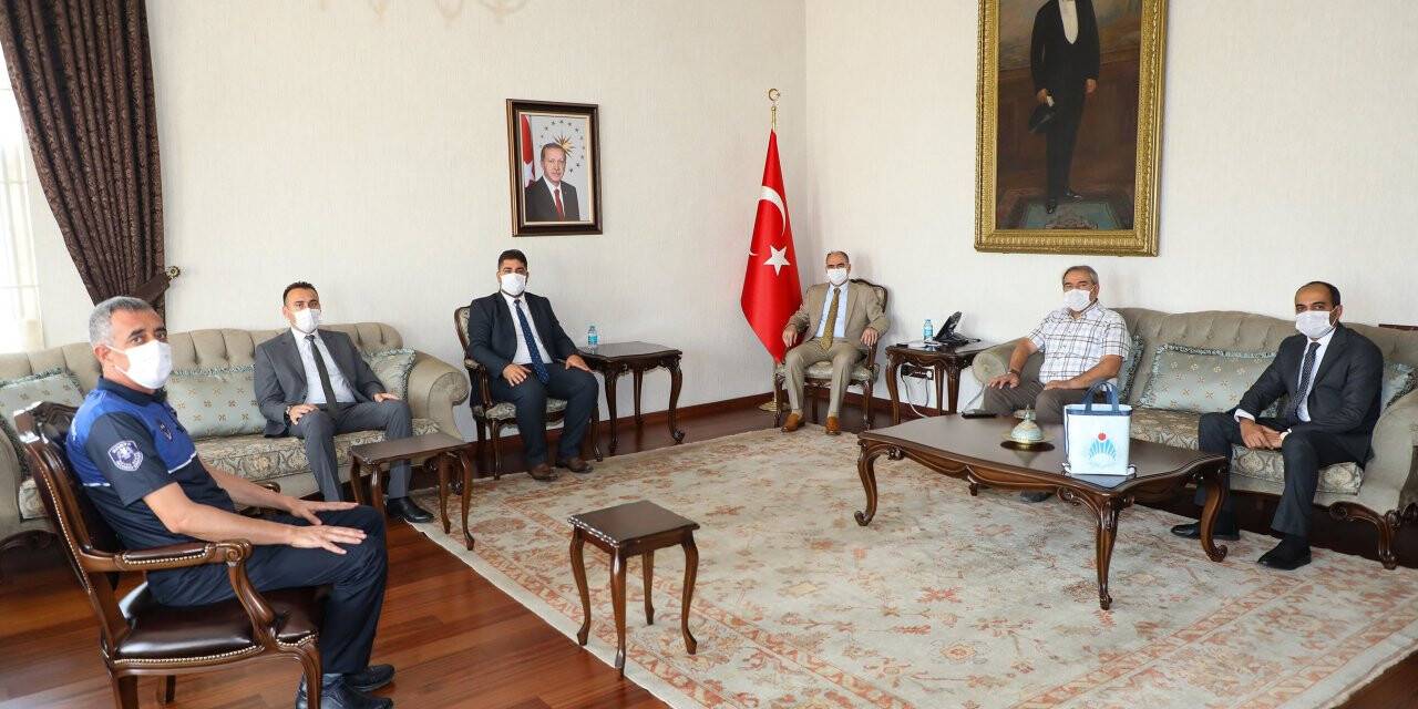 Zabıta'dan Vali Özkan ve Başkan Altay’a ziyaret