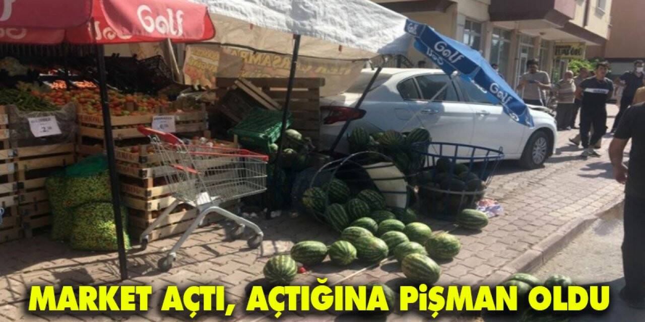 Market açtı, açtığına pişman oldu