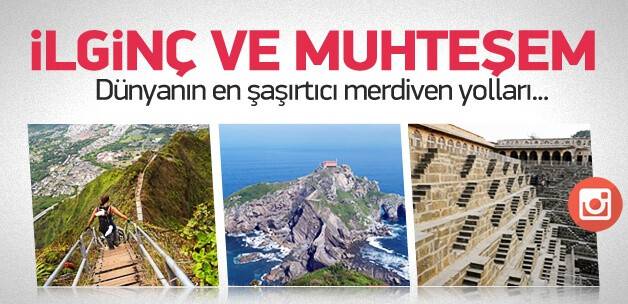 Dünyanın en ilginç ve muhteşem merdivenleri