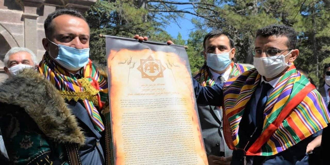 Konya’dan gönderilen temsili Berat Söğüt’te teslim alındı