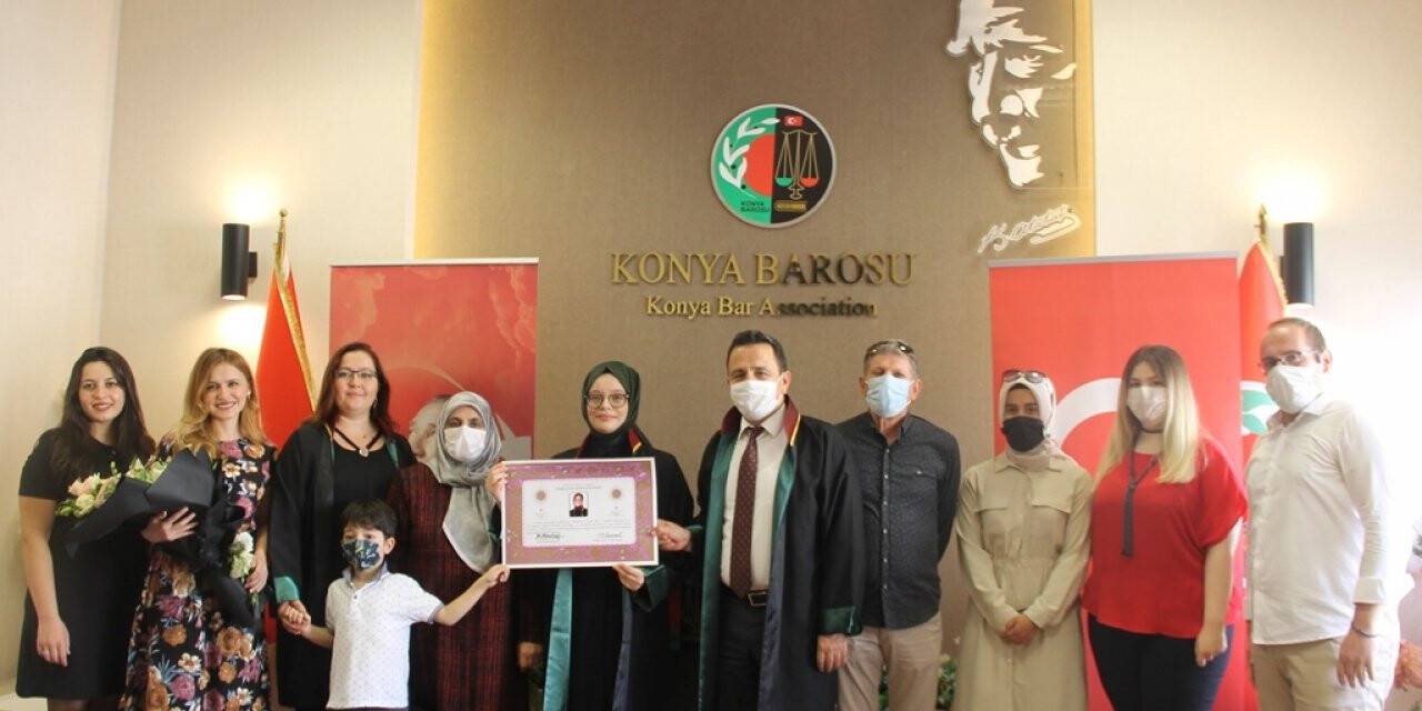 Hatice Dilara Yayla avukatlık mesleğine ilk adımını attı