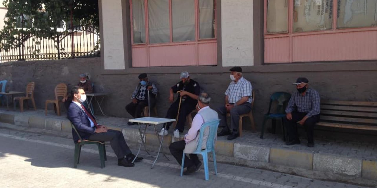 Derebucak Kaymakamı Selçuk'un dış mahalle ziyaretleri