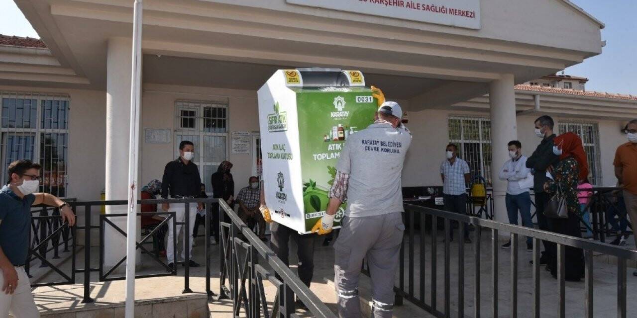 Karatay Belediyesi'nden yeni proje! Atık ilaçlar artık karışmayacak