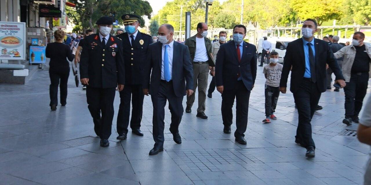 Konya Valisi Özkan denetimlere katıldı