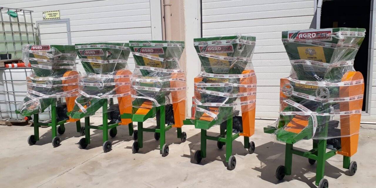Seydişehir’e üzüm sıkma makinesi