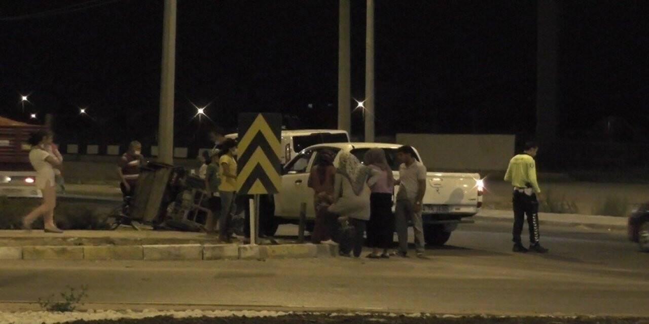 Konya'da trafik kazası: 2 yaralı