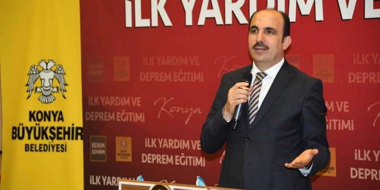 Konya Büyükşehir Belediye Başkanı Altay’dan İtfaiyecilik Haftası mesajı