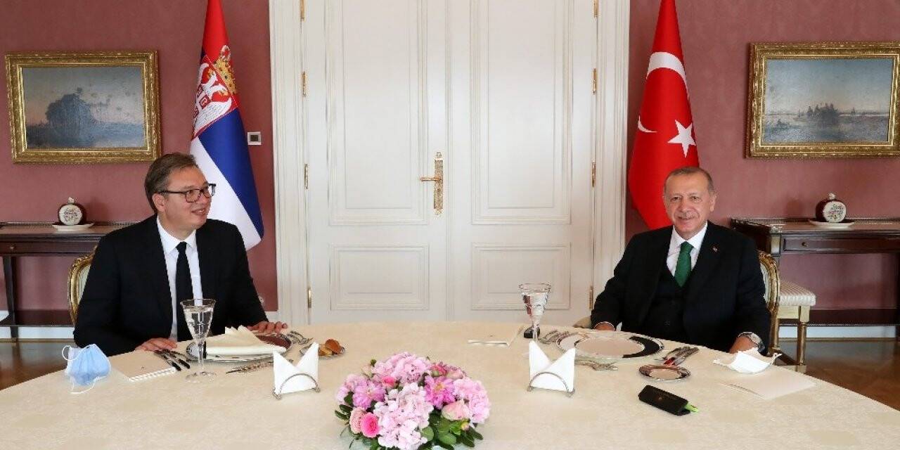 Cumhurbaşkanı Erdoğan, Sırbistan Cumhurbaşkanı ile görüştü