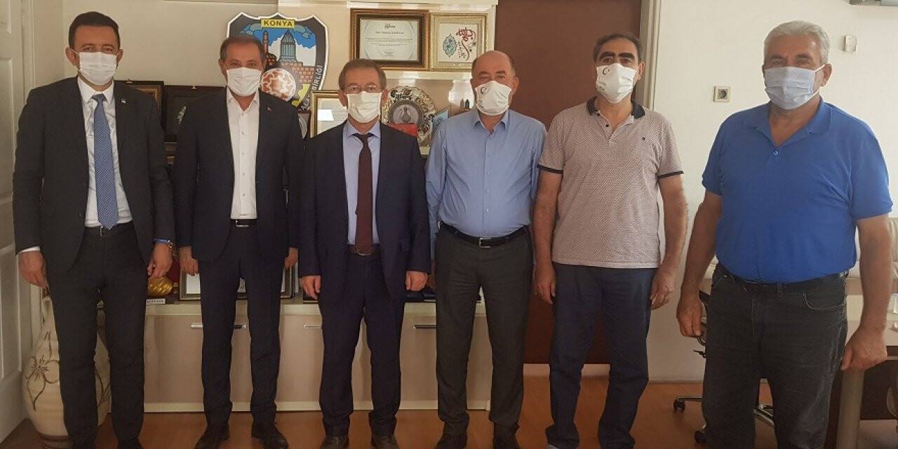 CHP esnafın sorunları için KONESOB ile görüştü