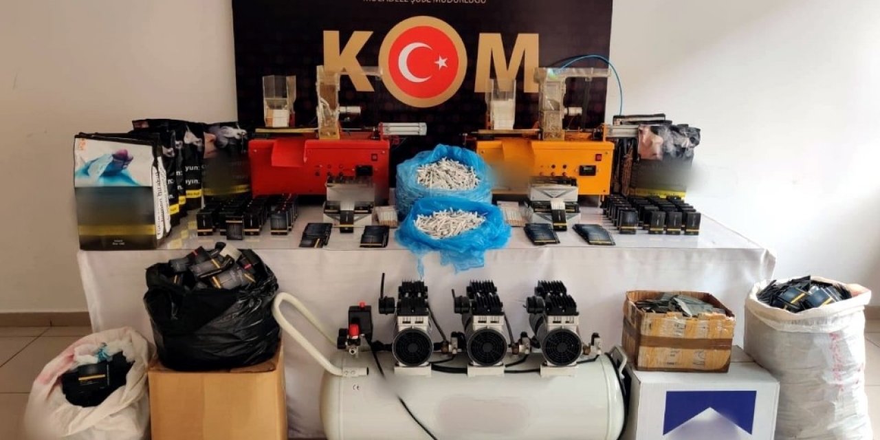 Konya’da kaçakçılık operasyonu