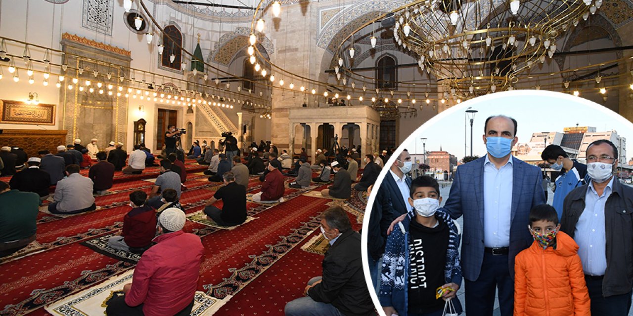 Konya Büyükşehir Belediye Başkanı Altay, Sabah Namazında Ailelerle Buluştu