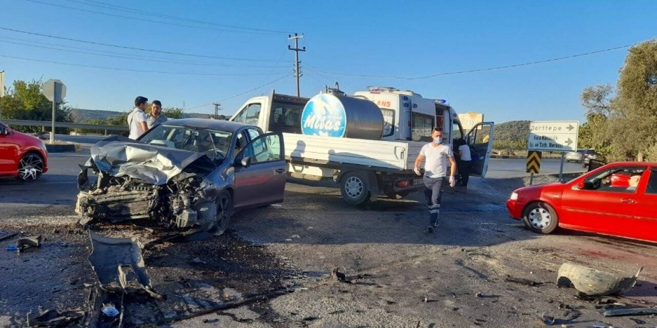 Milas-Bodrum karayolunda kaza: 1 yaralı