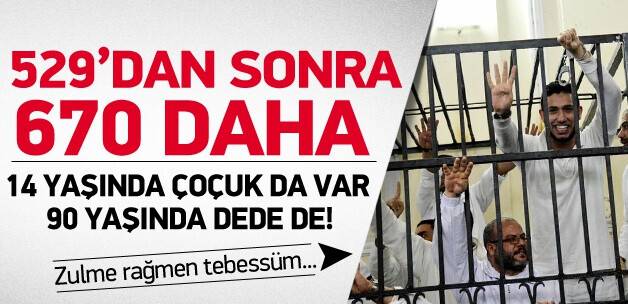 Firavun kana doymuyor, 670 idam daha!