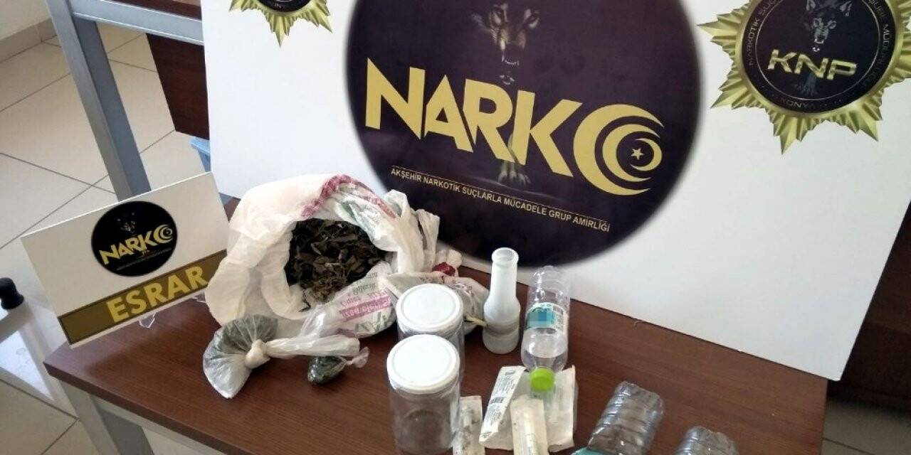 Konya'da uyuşturucu operasyonu: 6 gözaltı