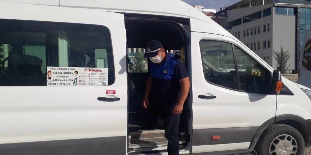 Konya Ereğli’de öğrenci servislerine denetim