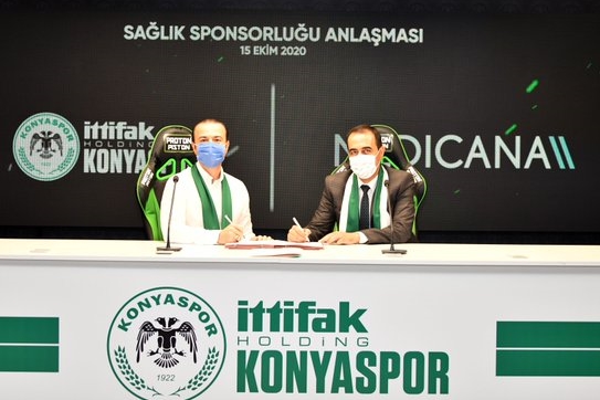 Konyaspor, Medicana Sağlık Grubu ile sağlık sponsorluğu anlaşmasını yeniledi