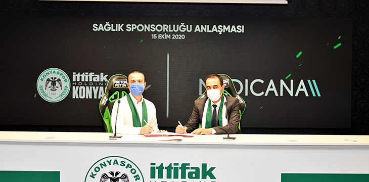Konyaspor, sağlık sponsorluğu anlaşmasını yeniledi