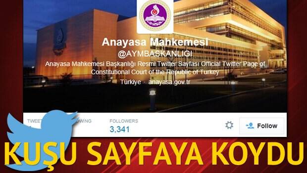 Anayasa Mahkemesi Twitter hesabı açtı