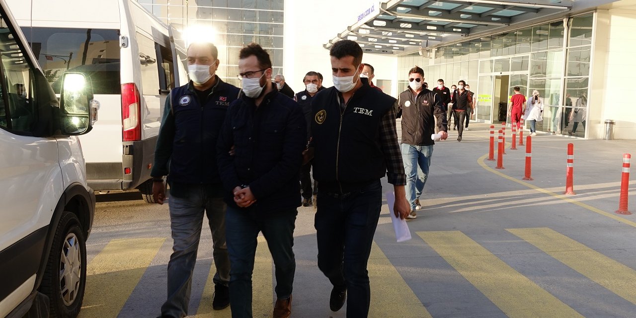 Konya'da FETÖ'nün firarilerine yönelik operasyon: 7 zanlı yakalandı