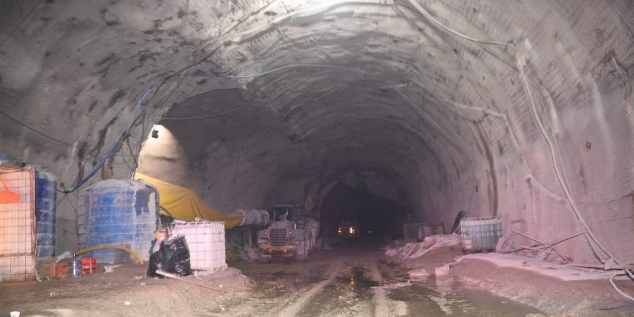 Konya-Antalya yolunu kısaltacak tünelde sona geliniyor