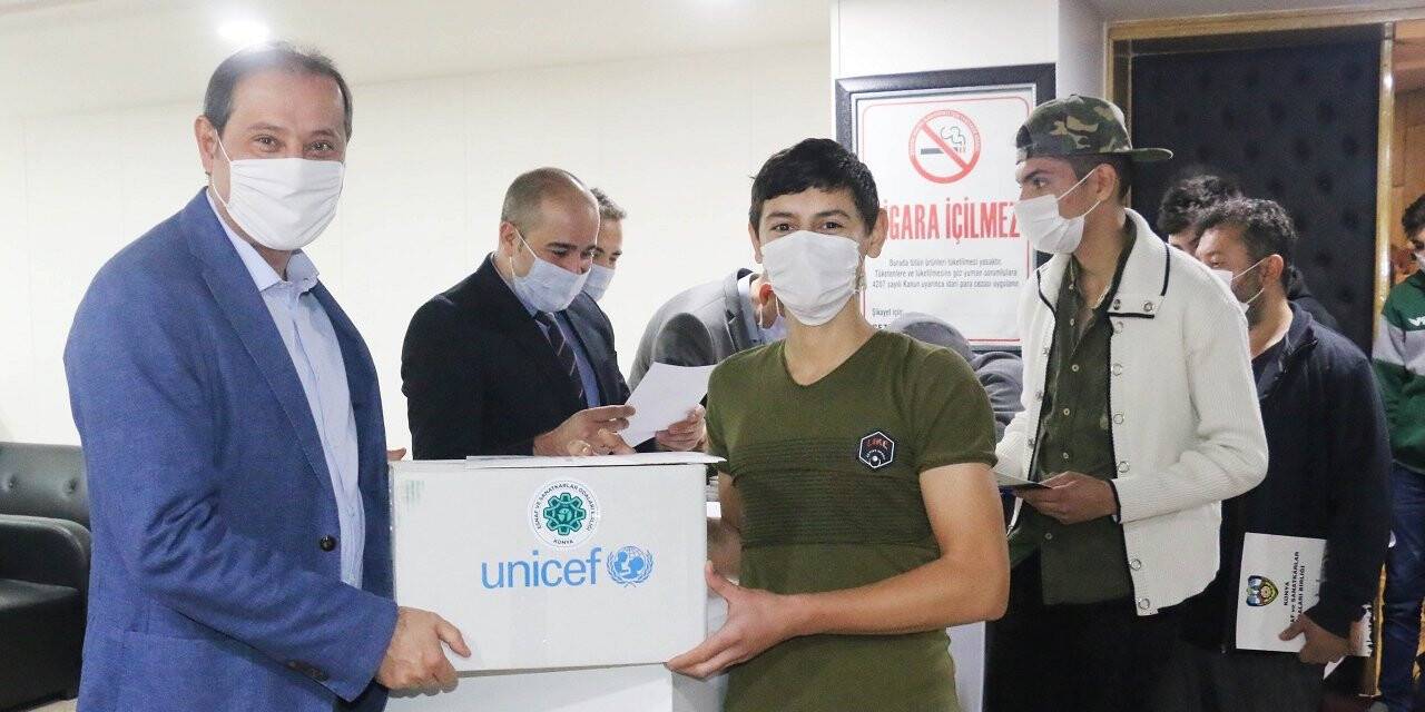 KONESOB’tan Konyalı çıraklara hijyen seti