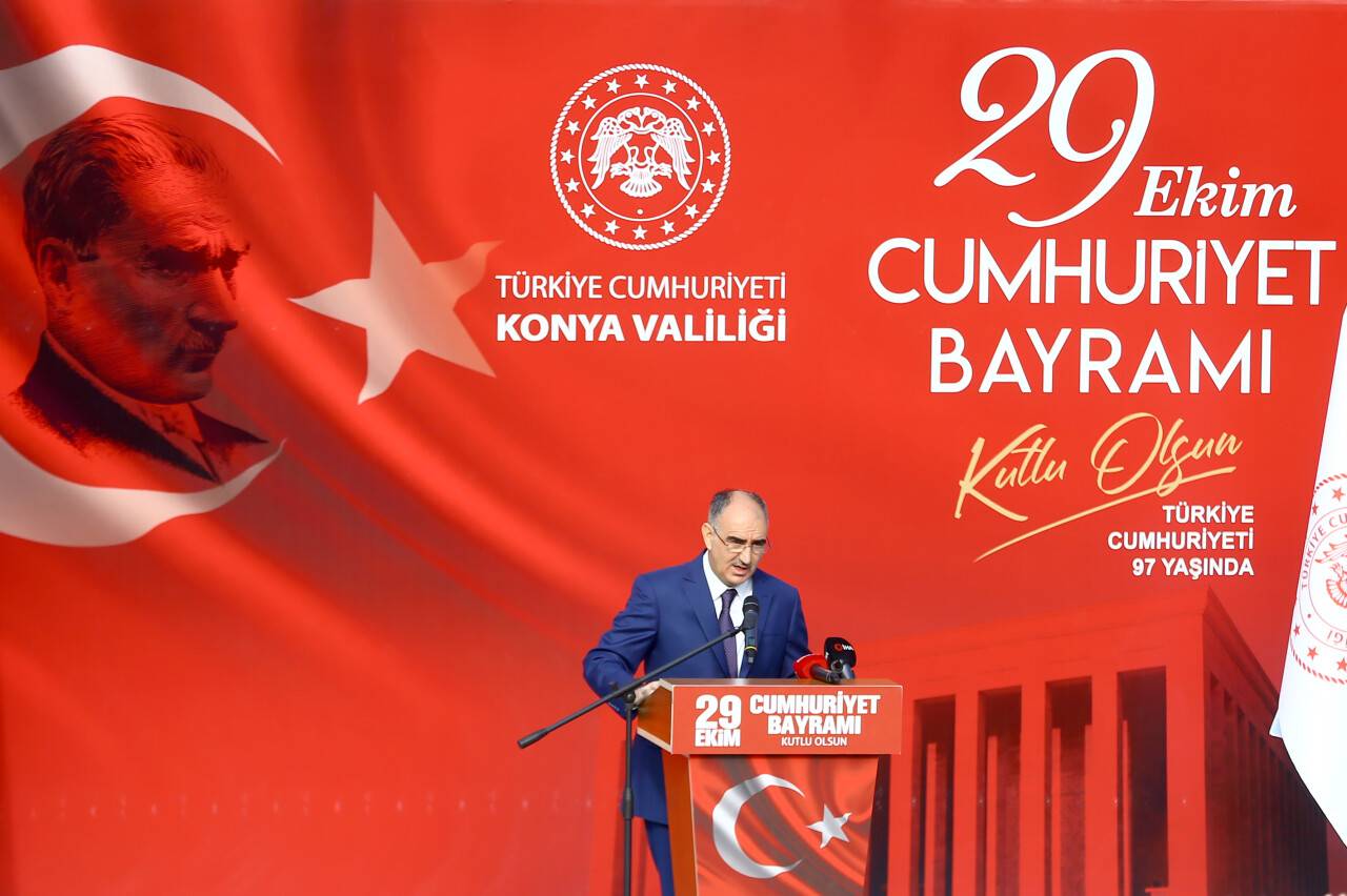 Konya'da 29 Ekim Cumhuriyet Bayramı kutlanıyor