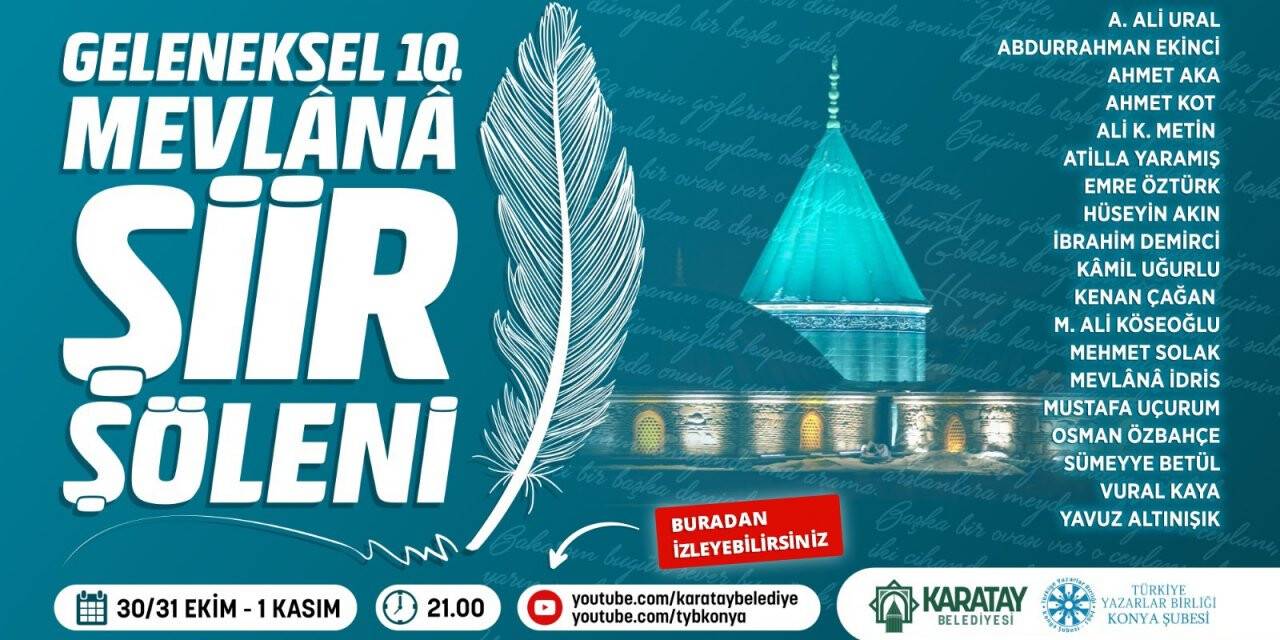 Şiir Şöleni bu yıl dijital