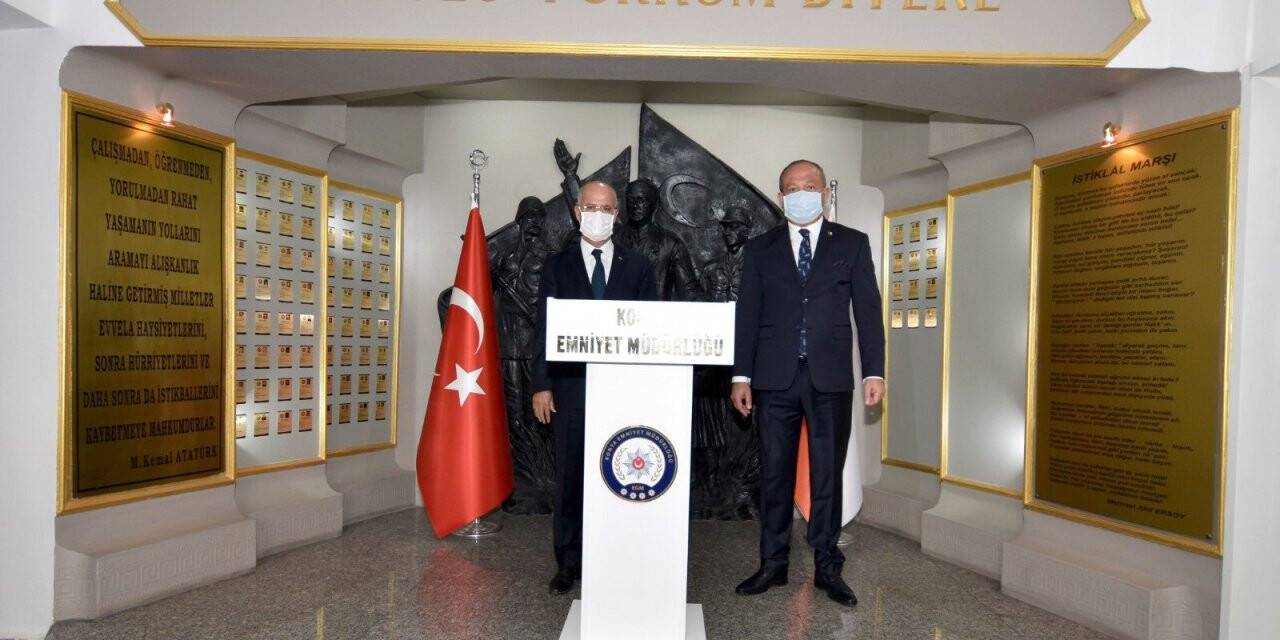 Erhan Gülveren’den Konya Emniyetine Ziyaret