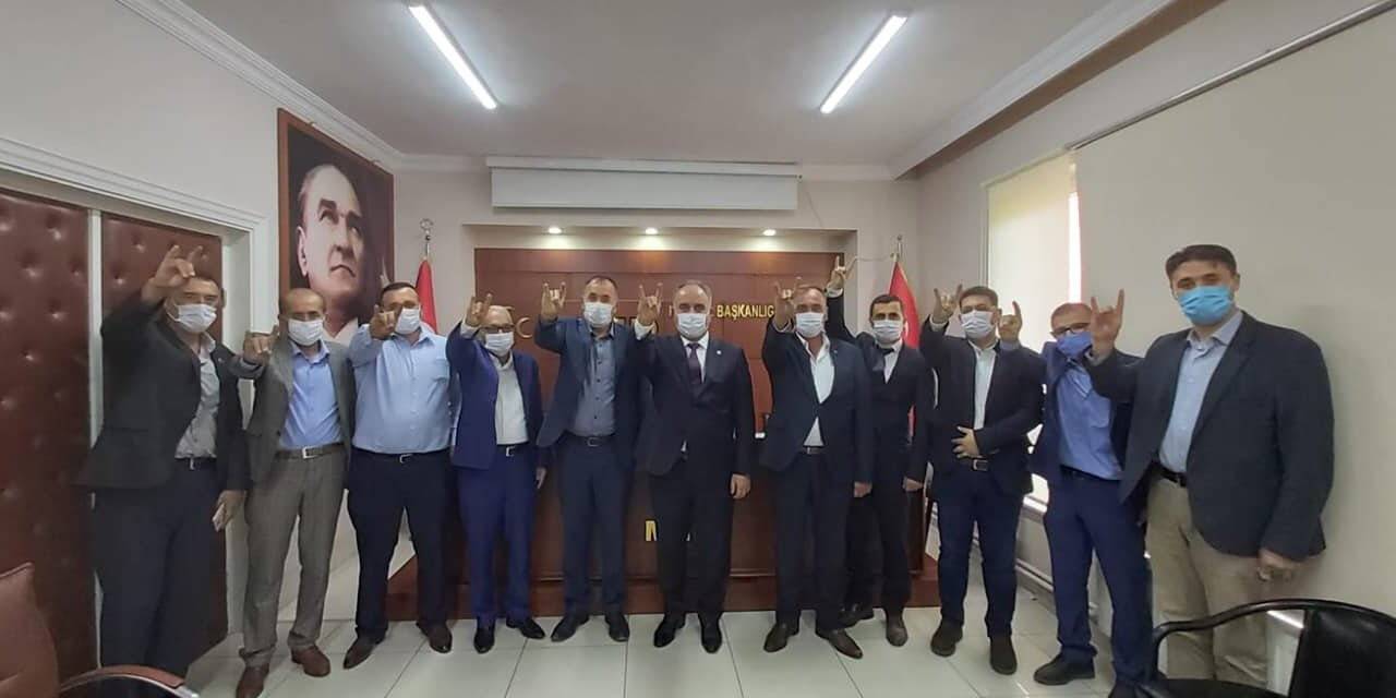 MHP Yunak’tan İl Başkanı Karaaslan’a ziyaret