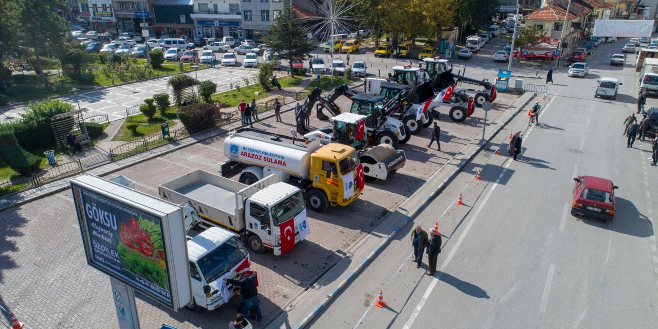 Beyşehir Belediyesi araç filosunu güçlendirdi
