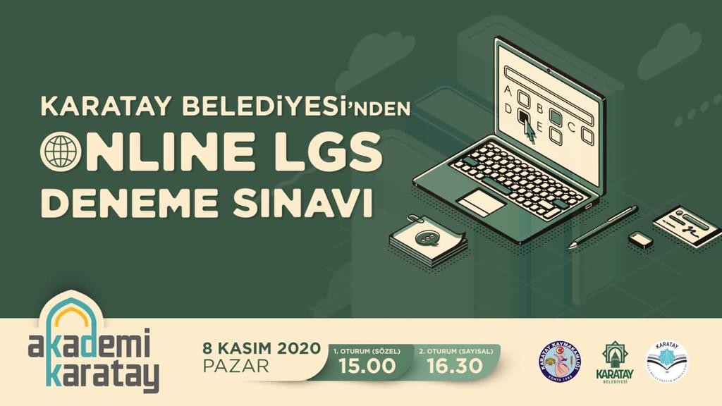 Karatay Belediyesinden öğrencilere online sınav desteği