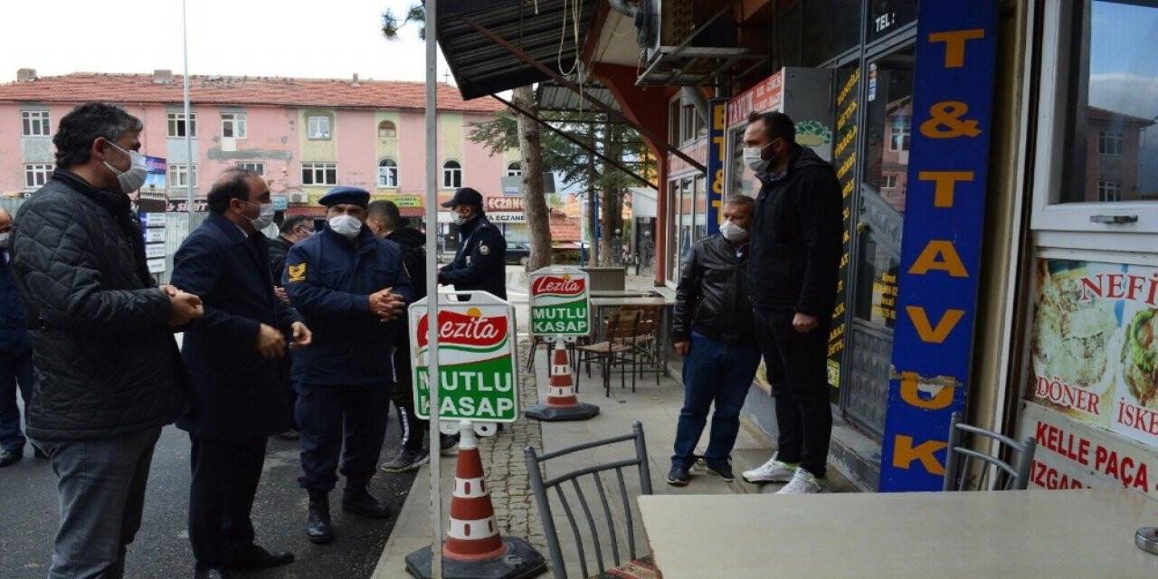 Hüyük’te korona denetimleri