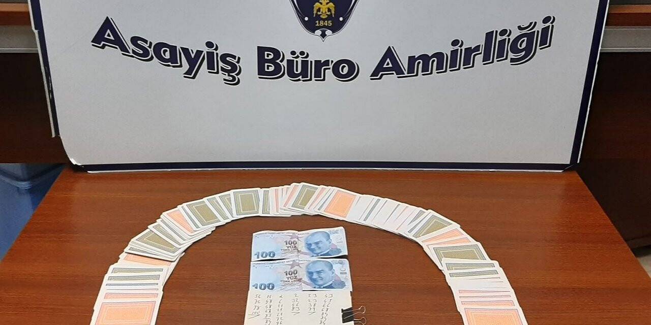 Akşehir’de kumar operasyonu