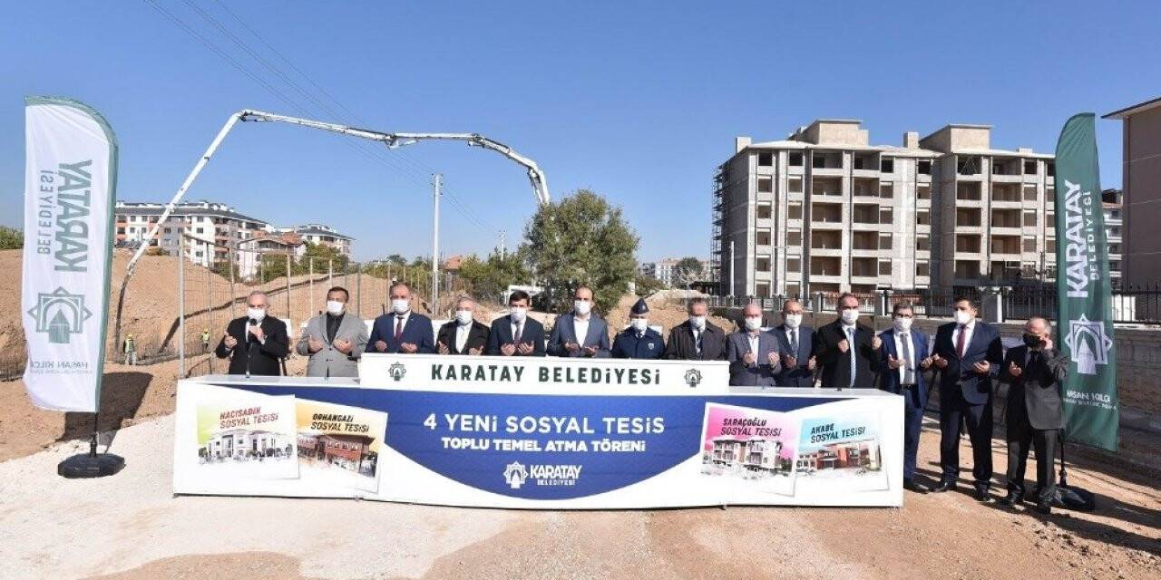 Konya Karatay’da 14,5 milyon liraya mal olacak yatırımların temeli atıldı