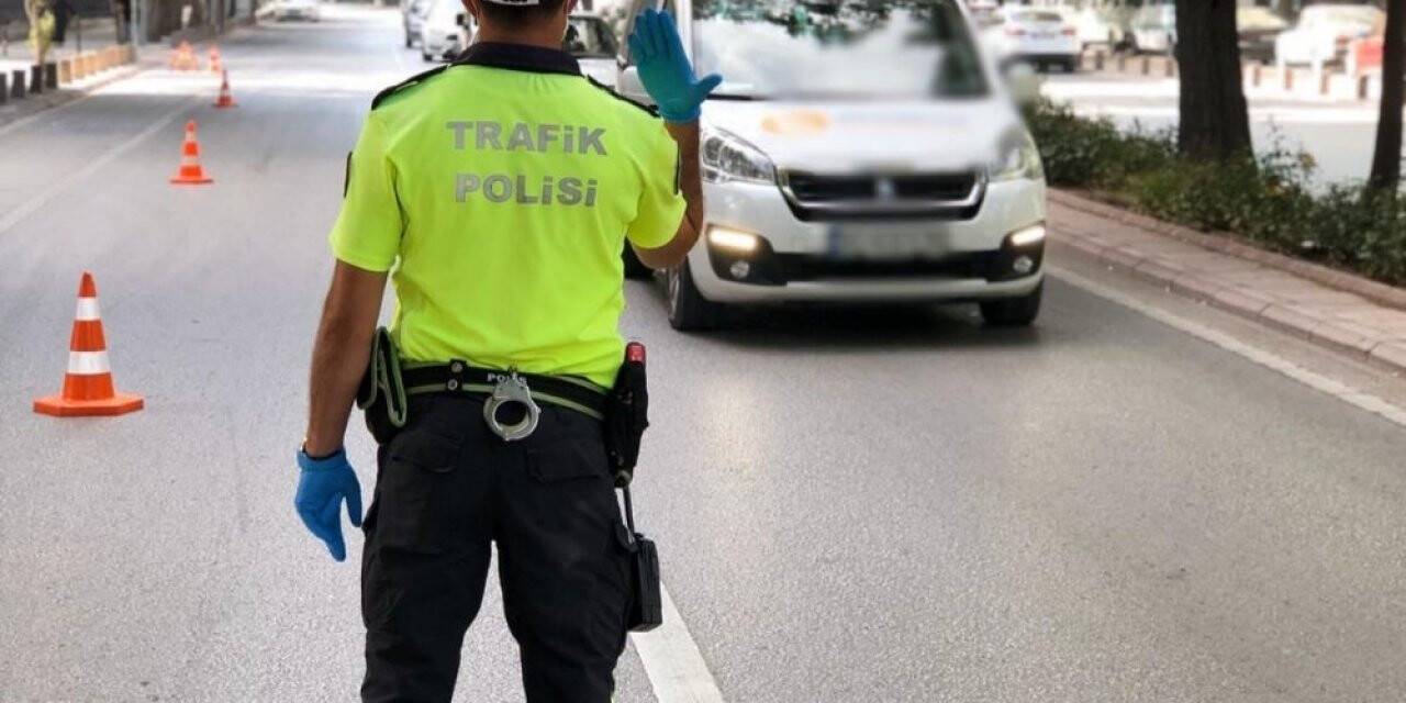 Konya’da 2 bin 235 sürücüye çeşitli ihlallerden ceza