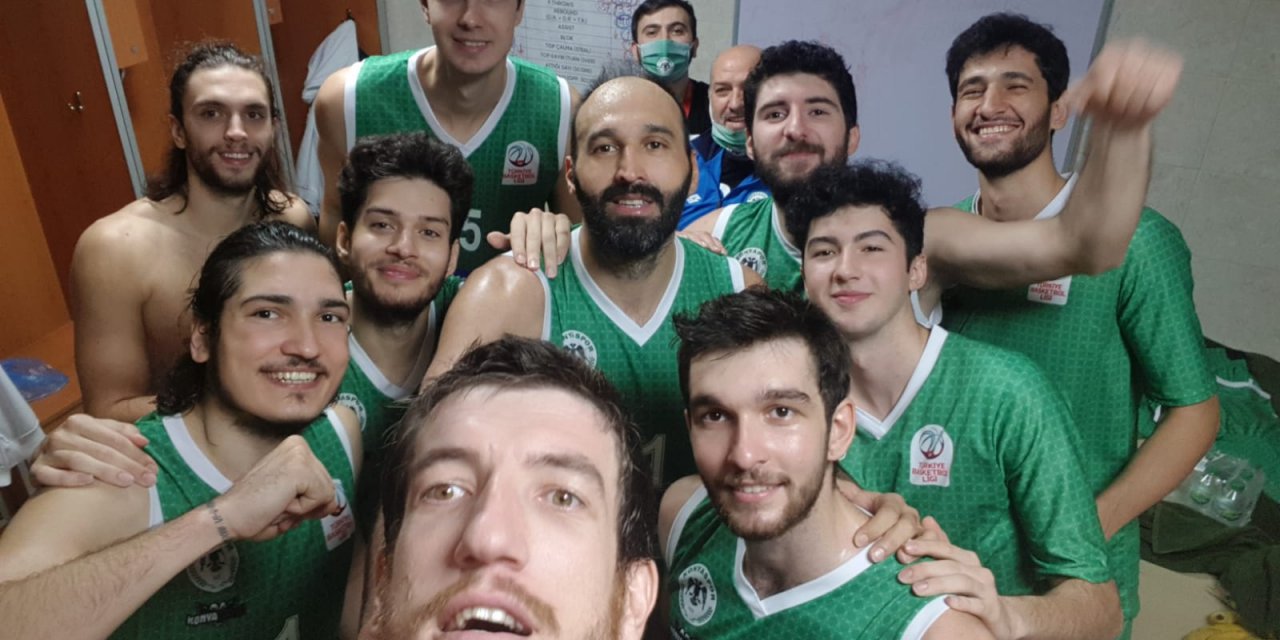 Konyaspor Basketbol'da liderlik sevinci