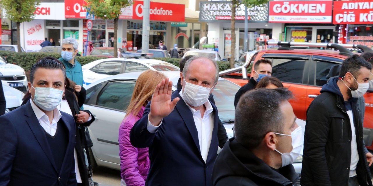 Eski CHP Milletvekili Muharrem İnce, Çankırı esnafıyla buluştu