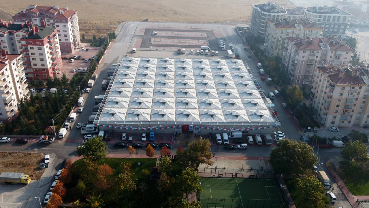 Konya'da Kosova Kapalı Pazar Yeri açıldı