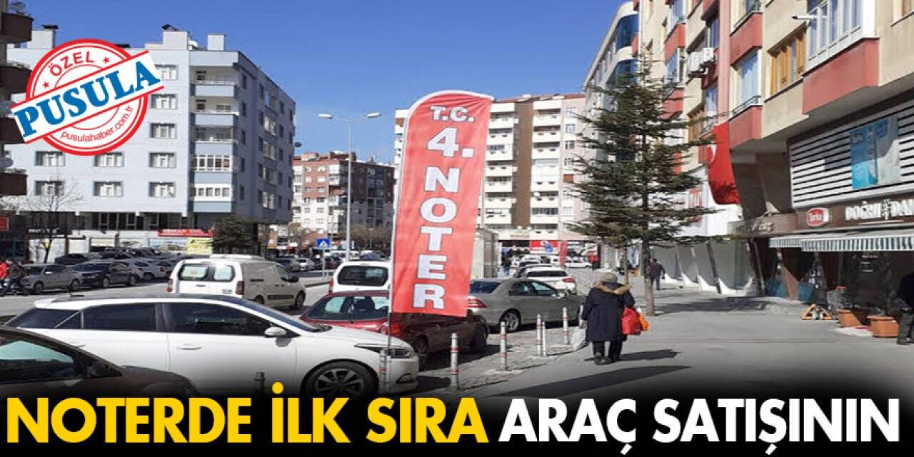 Noterde İlk Sıra Araç Satışının