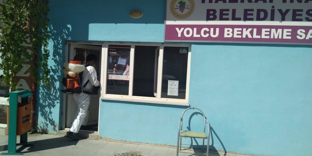Halkapınar'da dezenfekte çalışmaları devam ediyor
