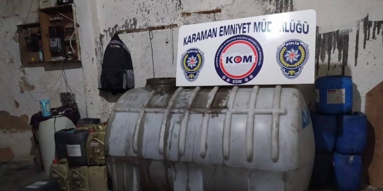 Karaman’da kaçak akaryakıt operasyonu