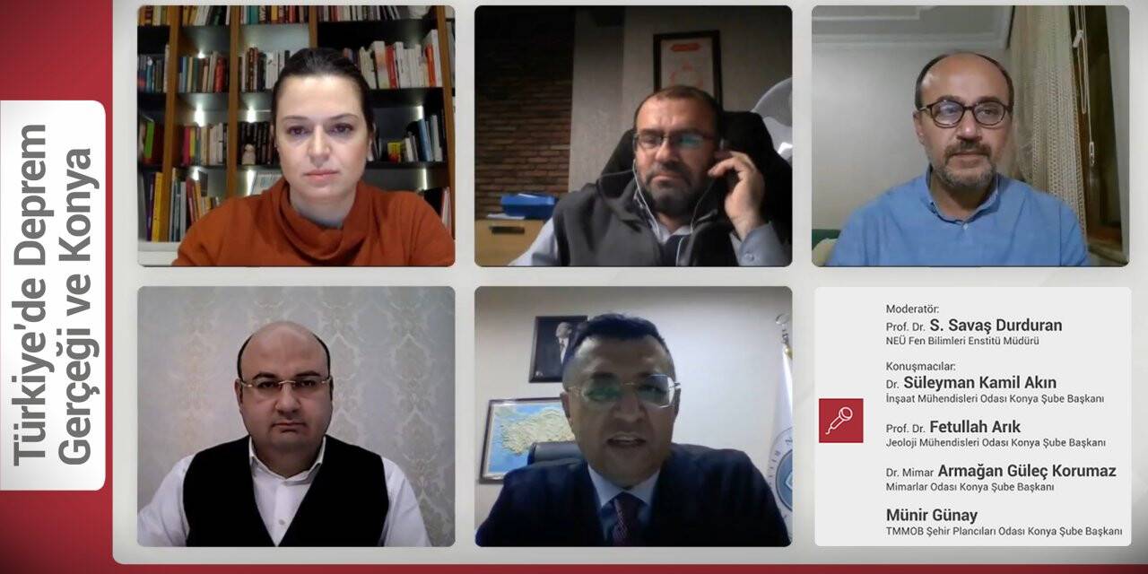 ‘Türkiye’de Deprem Gerçeği' NEÜ’de Konuşuldu