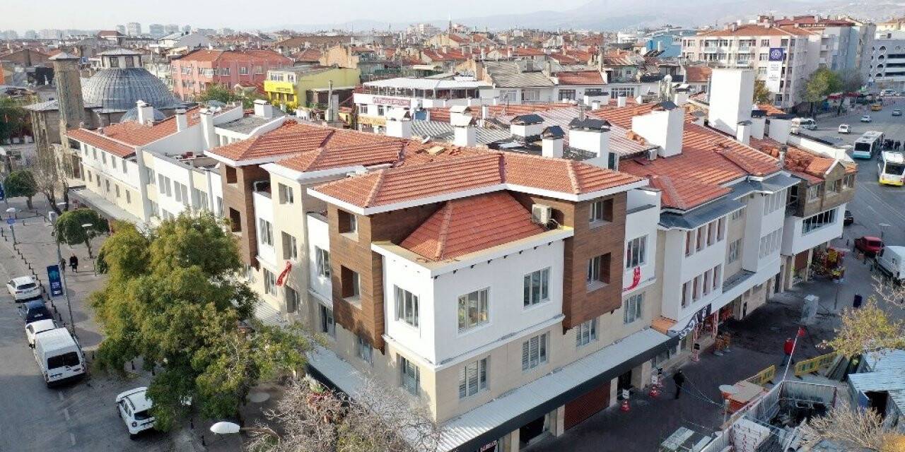 Alaaddin Tepesi çevresindeki cephe çalışmalarının ikinci etabı başladı
