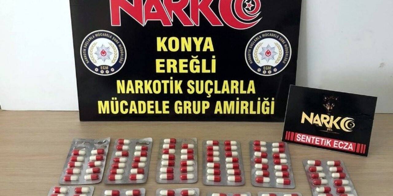 Konya’da uyuşturucu operasyonu: 2 tutuklama