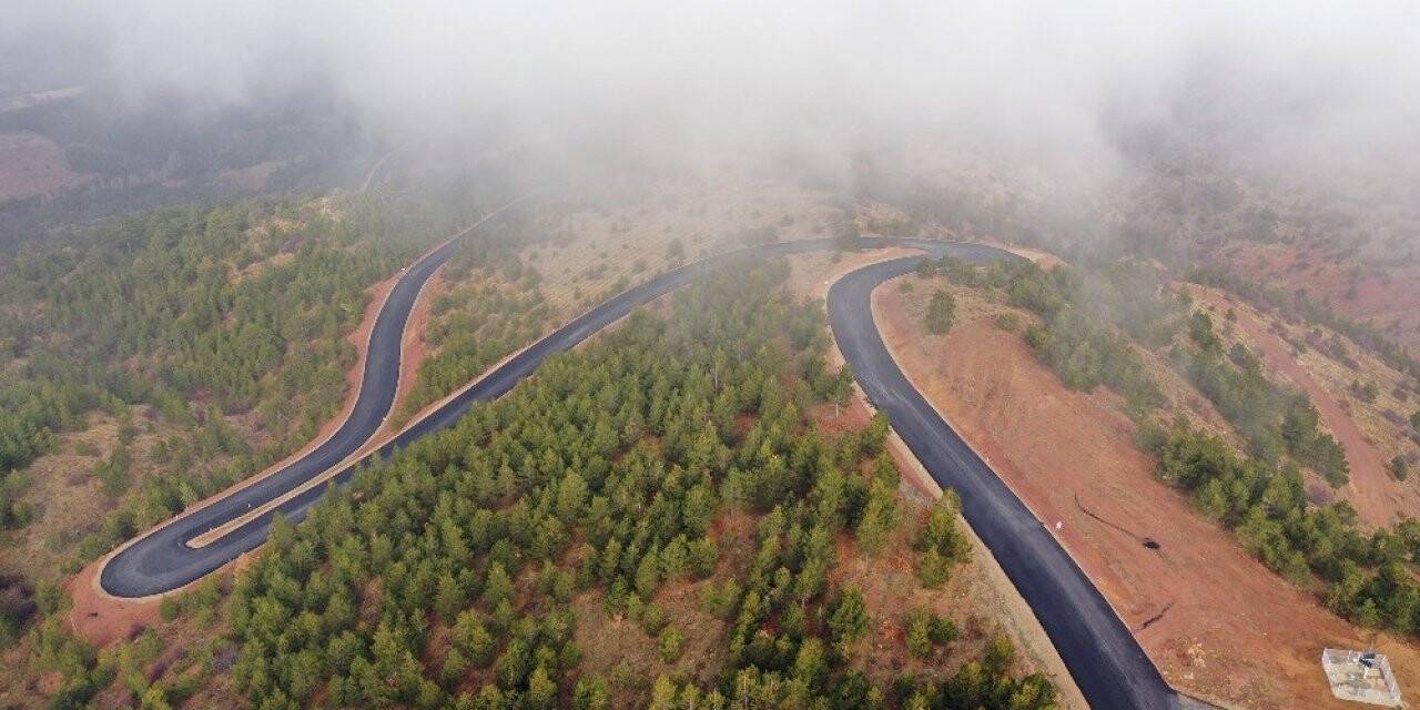 Konya'nın kayak merkezine giden Aladağ yolu tamamlandı