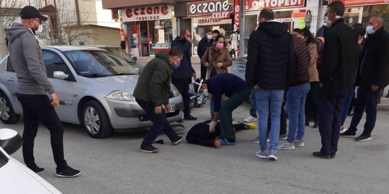 Konya'da kaza! Otomobil ile motosiklet çarpıştı: 1 yaralı