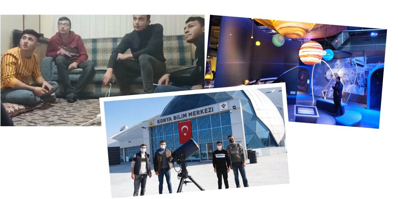 Gençleri bilim aydınlattı