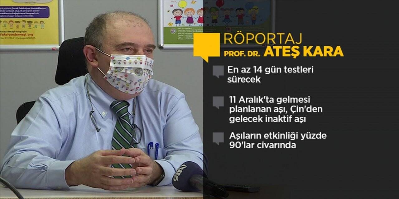 Koronavirüs Bilim Kurulu Üyesi Prof. Dr. Kara Aşı ile ilgili sorulara cevap verdi