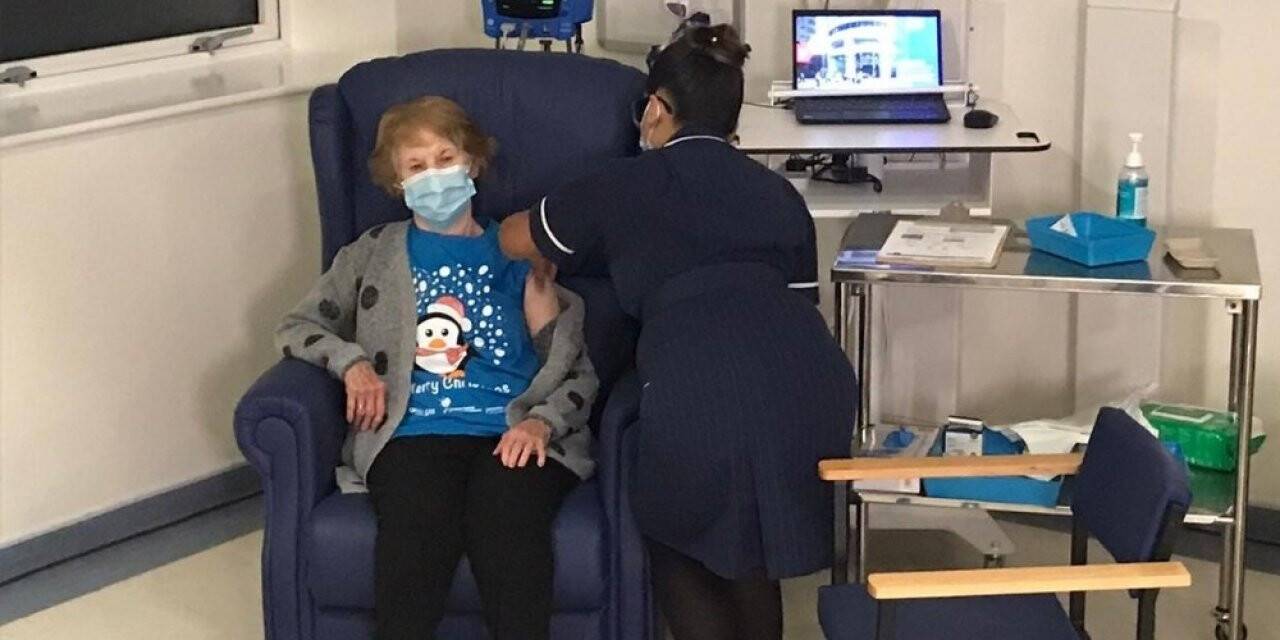 İngiltere’de ilk korona aşısı yapıldı