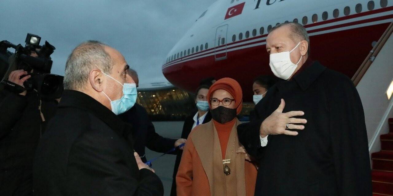 Cumhurbaşkanı Erdoğan Azerbaycan’da